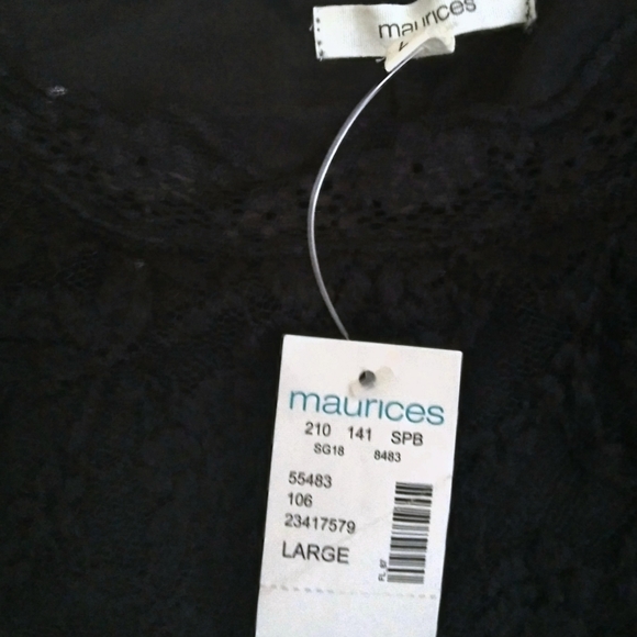 🦚3/30 on Maurices black dress - Picture 2 of 7